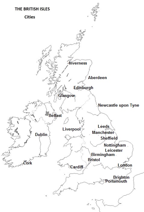 The British Isles - Cities